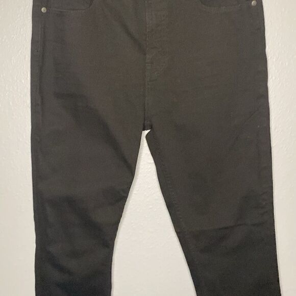 NWT New Free Assembly Black High Rise Skinny Jeans Size 14 - Picture 5 of 12